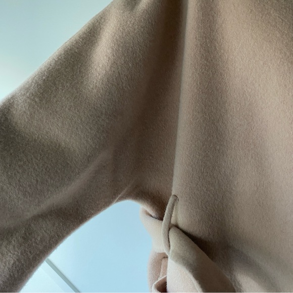 BA&SH Blame Belted Brushed Wool Short Coat - 1 (S) - Picture 11 of 15